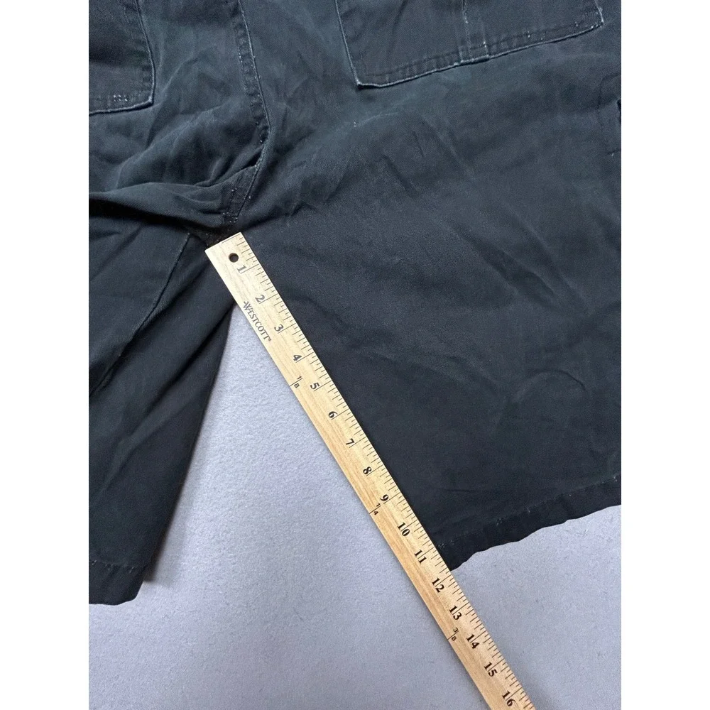 Pro Club Cargo Shorts 100% Cotton Black W38 Mens